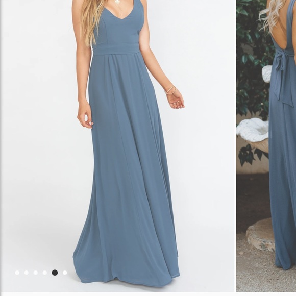 floor length elegant dress - Picture 3 of 7